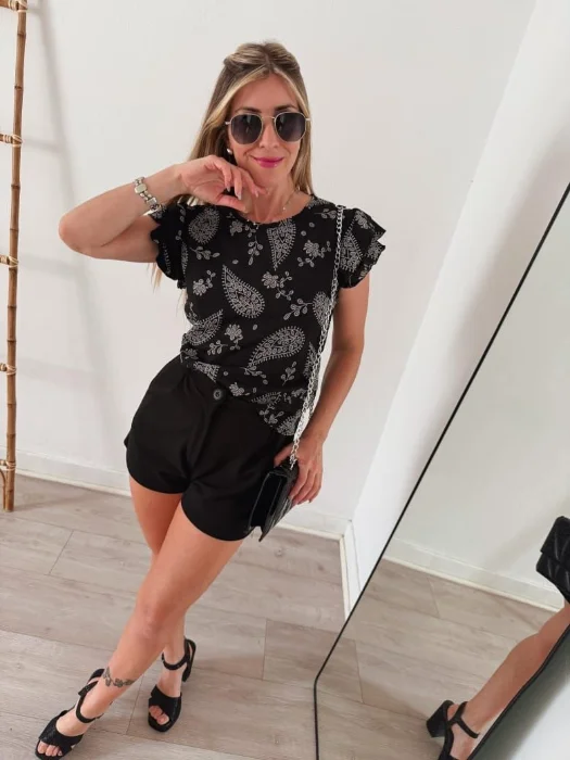 Blusa Doble Volado