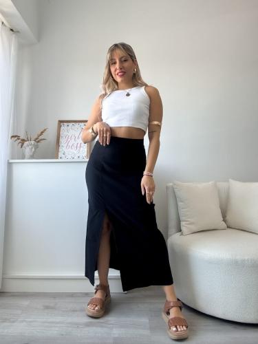 Maxi Pollera Larga Bengalina