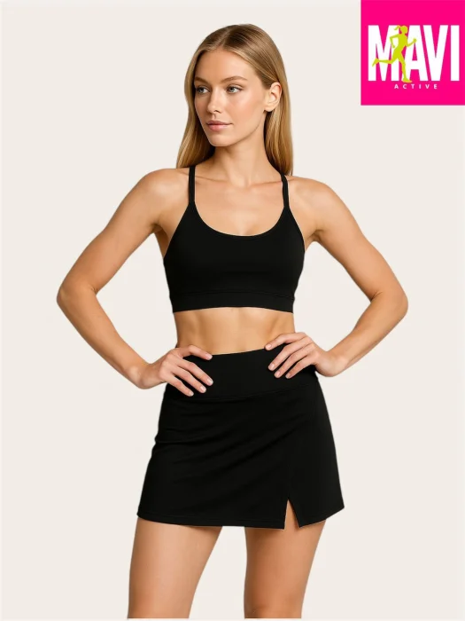 Short Pollera con Tajo de Hockey
