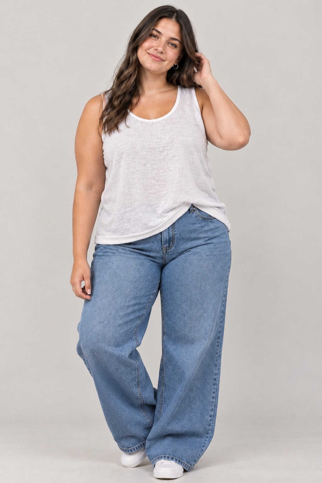 Musculosa Lino-cey Espalda Ancha - Imagen 3