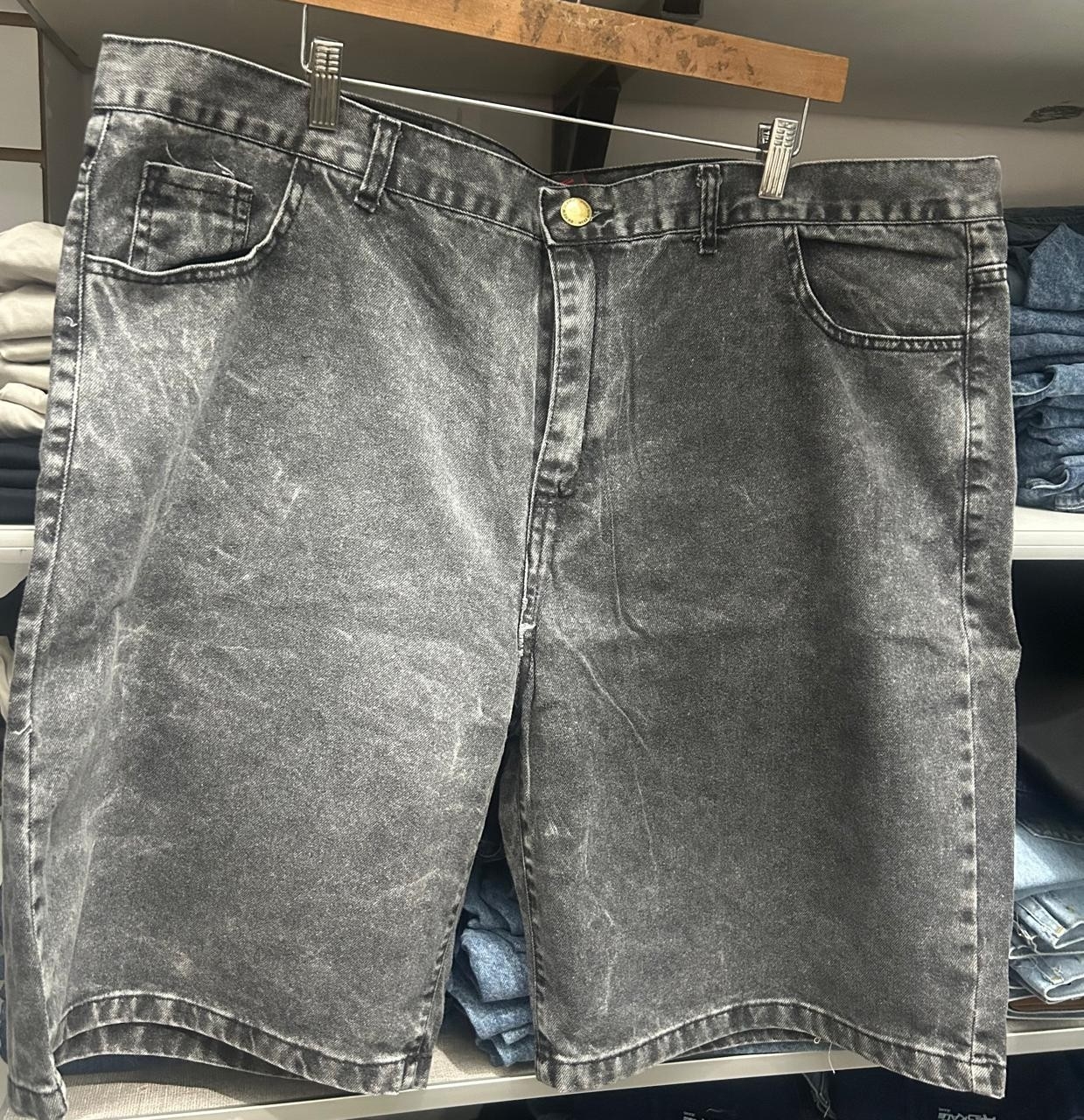 Bermudas Jeans Mom Talles Especiales Gris Nevado - Imagen 2