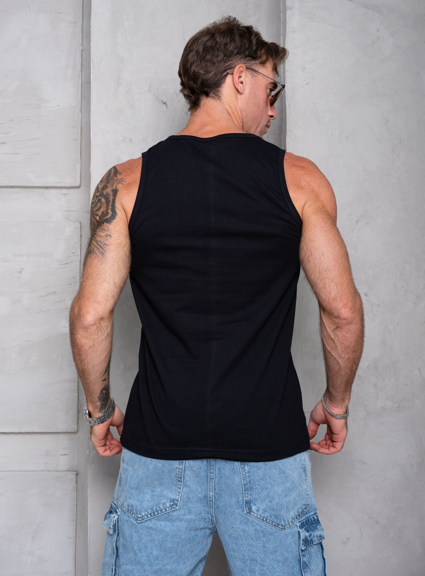 Musculosas Hombre Algodón Peinado Lisas - Imagen 5