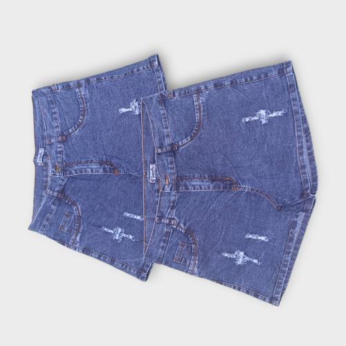 Shorts Especial Nevado Azul Roto