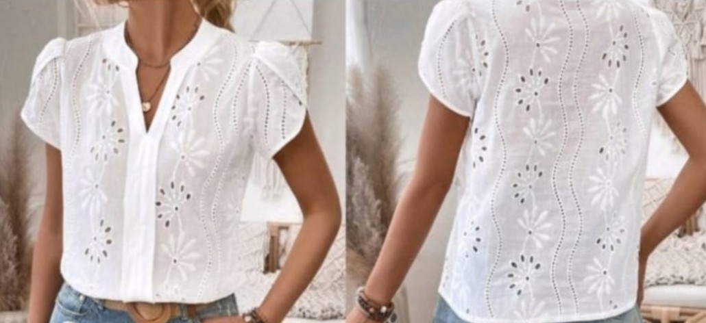 Blusa de Brodery Plano Samara - Imagen 3