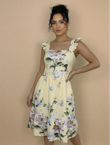 Vestido Volado Corto