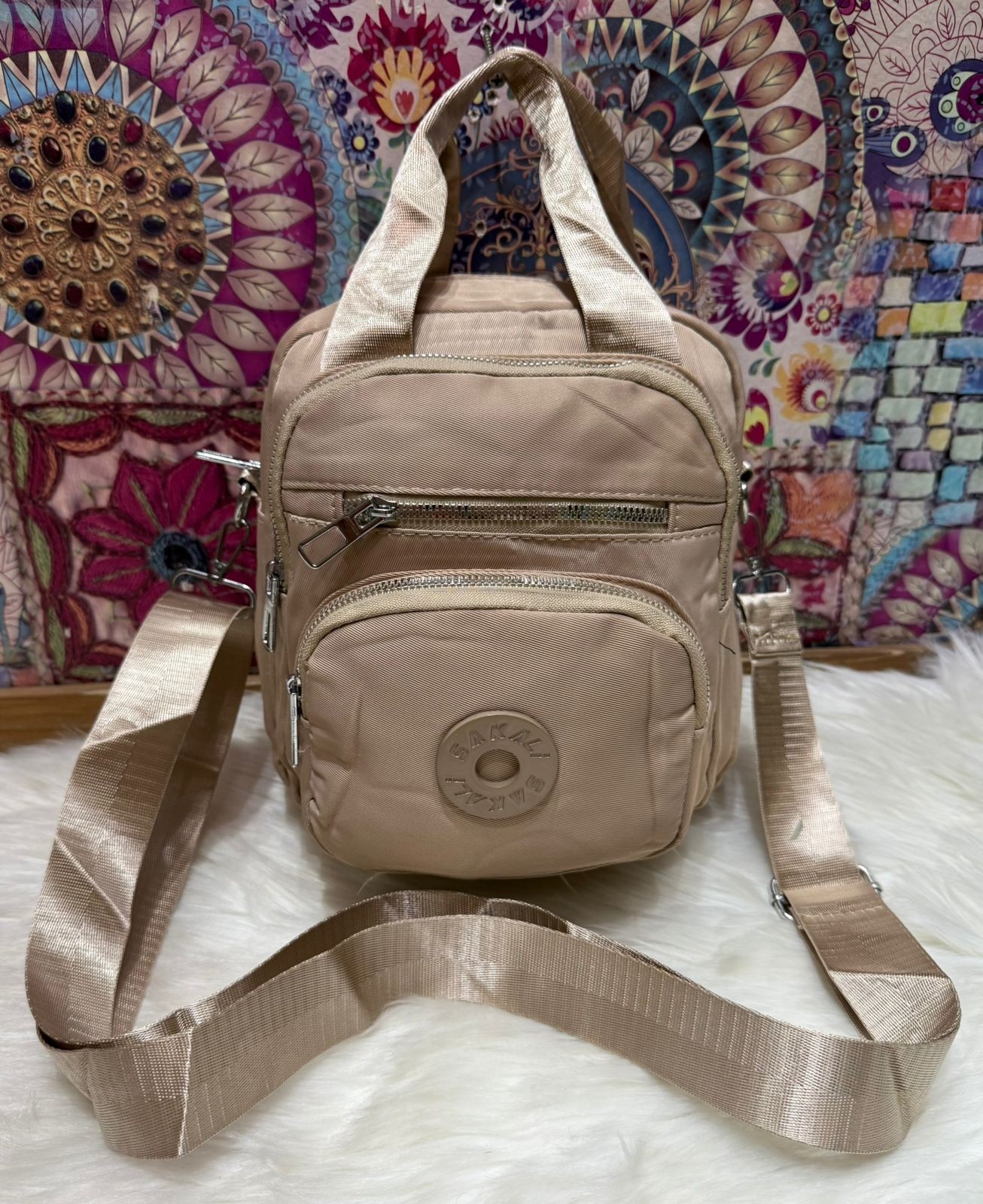 Mochila Morral 3 en 1, Tela Impermeable - Imagen 2