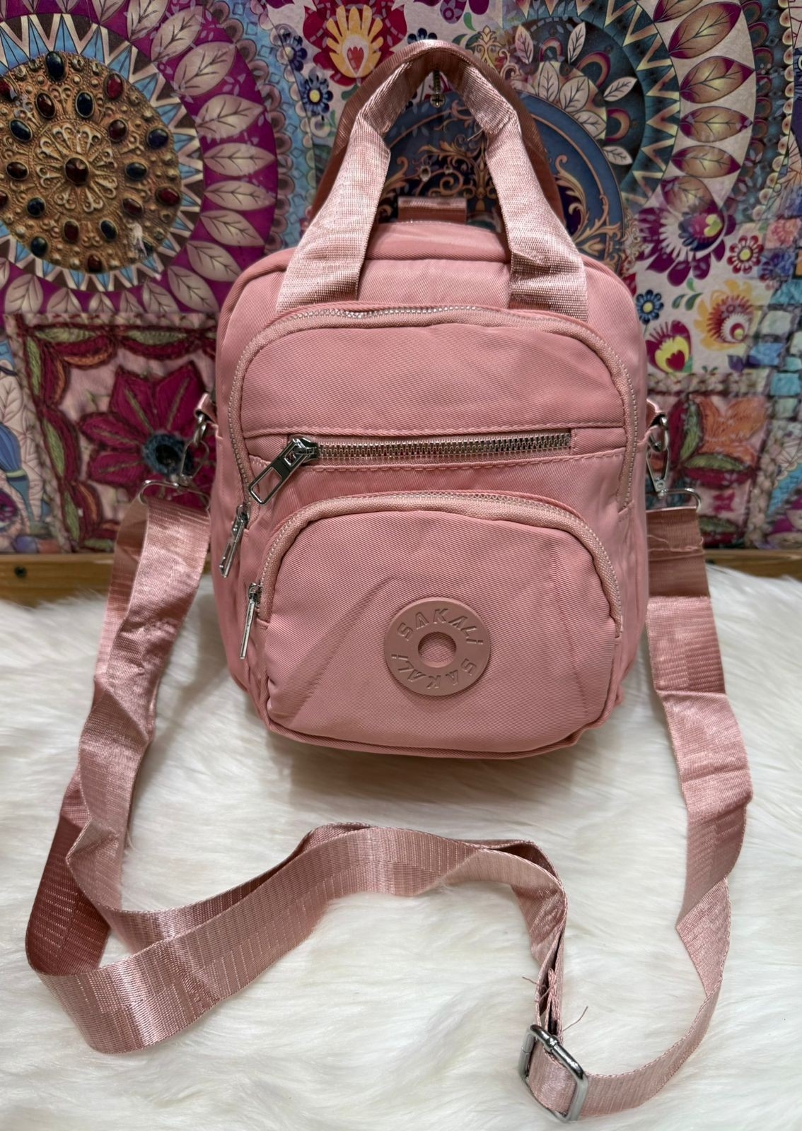 Mochila Morral 3 en 1, Tela Impermeable - Imagen 4