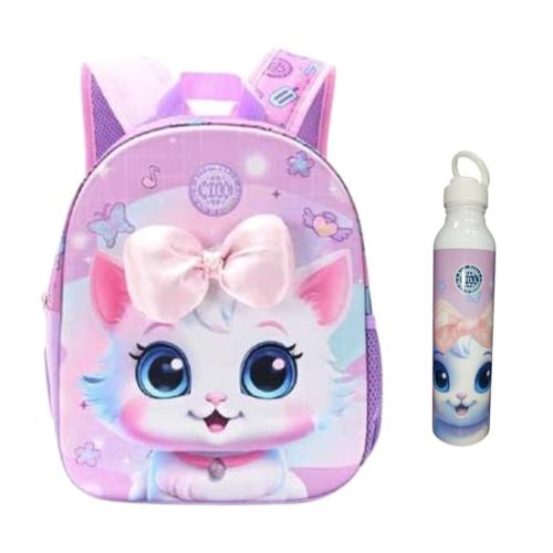 Mochila Jardín 3d + Botella Térmica de Regalo