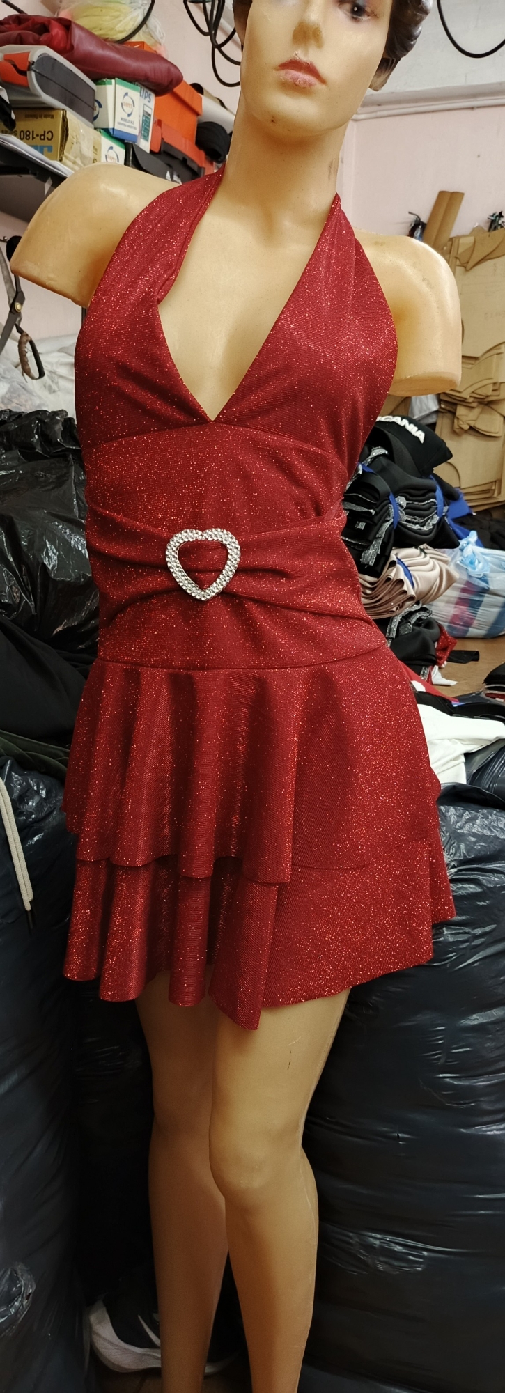Vestido Gliter Hebilla - Imagen 3