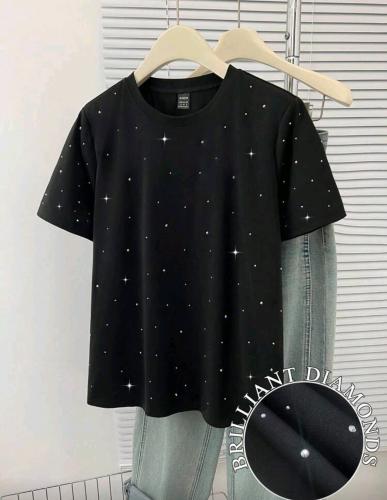 Remeras con Stras de Algodón Premium Bellísimas