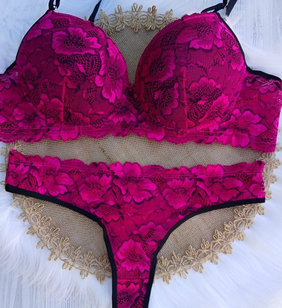 Conjunto Armado Encaje Bicolor - Imagen 2