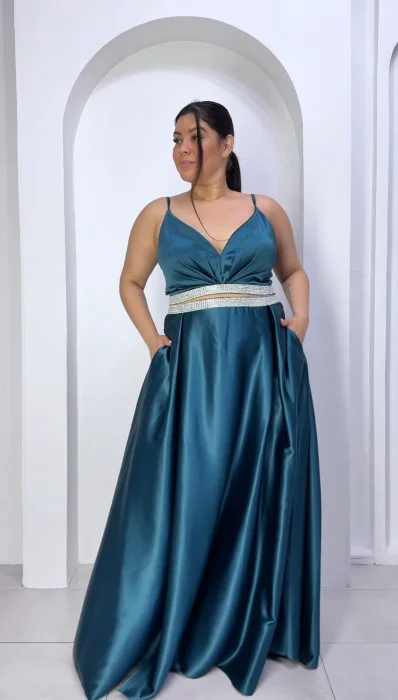 Vestido de Fiesta Importado Eugenia G