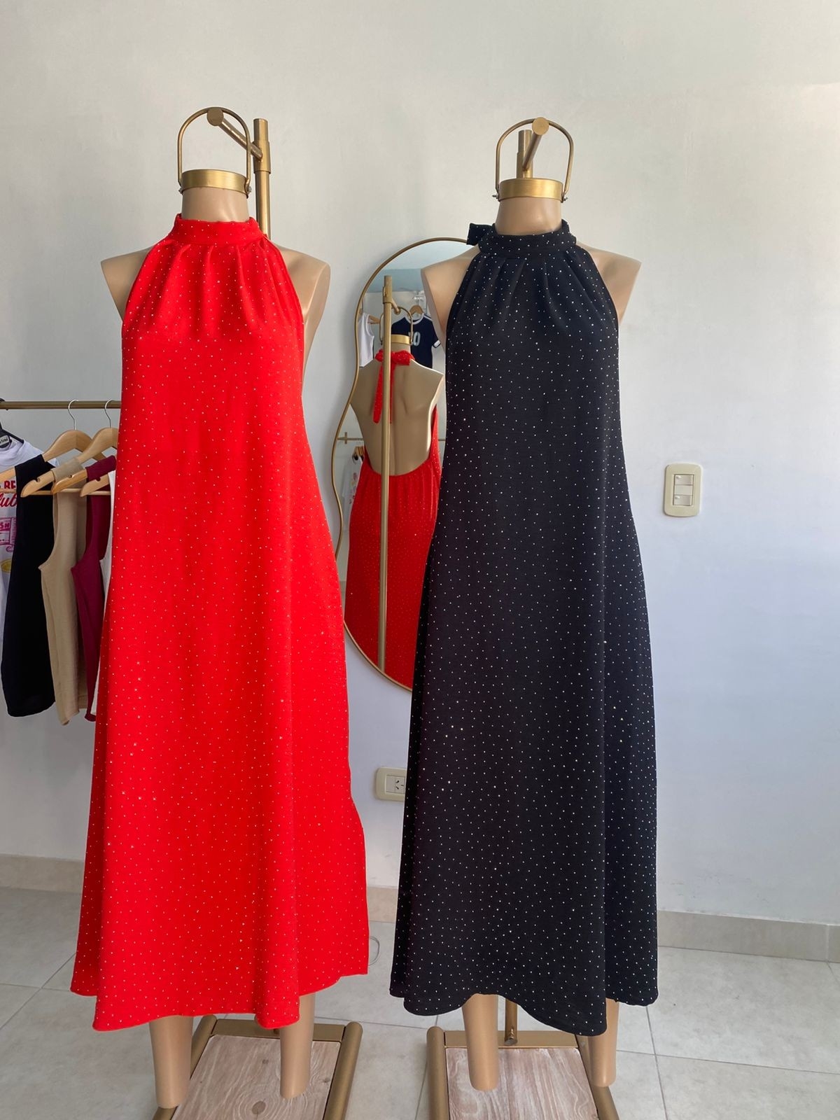 Vestido Largo Cey con Stras - Imagen 3