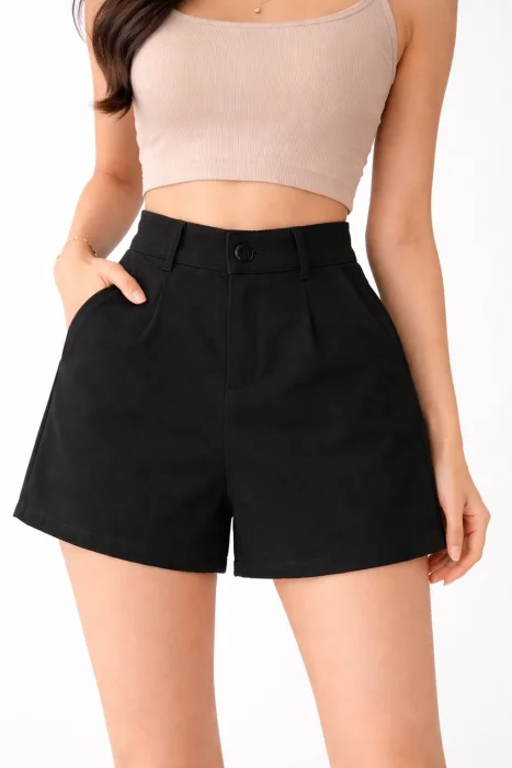 Short Sastrero D Creep con Botón y Elástico