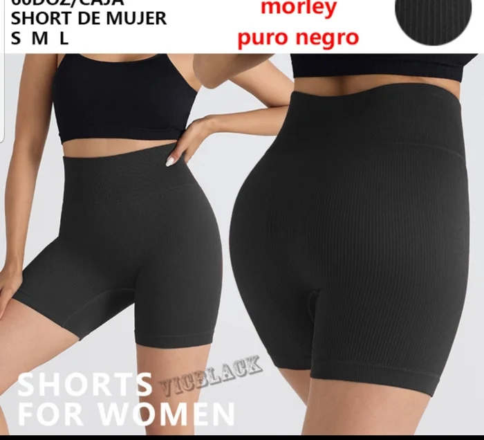 Short Negro sin Frunce