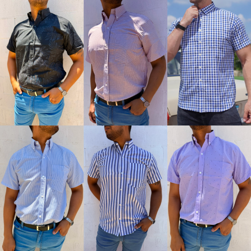 Camisa Clásica Maga Corta de Hombre - Miniatura 5