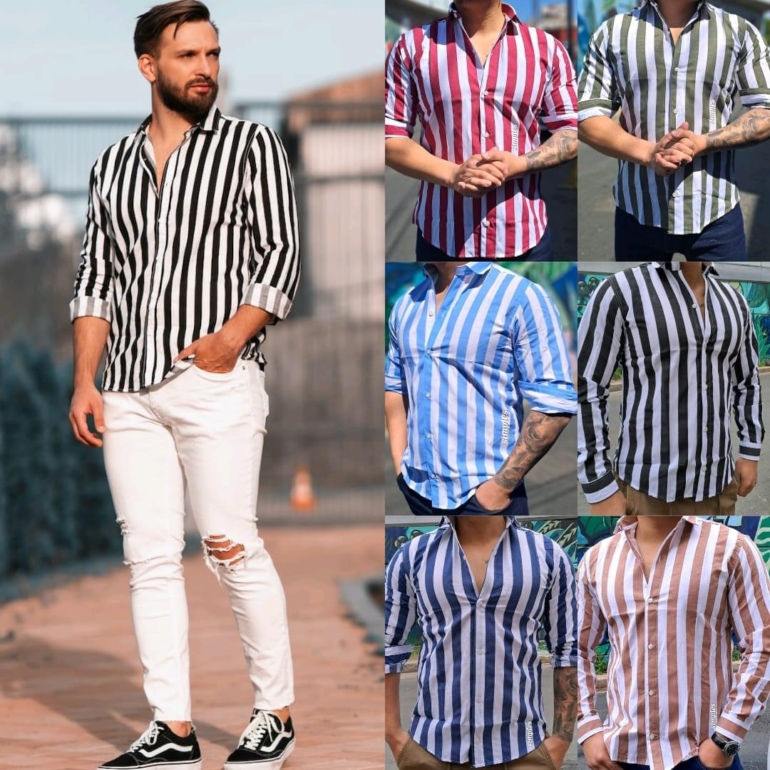Camisa Manga Larga Entallada de Hombre - IMG_1415.jpeg