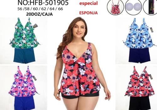 Tankini Espaciela de Lycra Anti Cloro