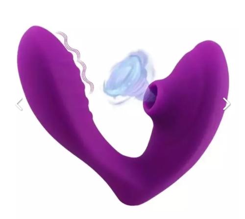 Vibrador  con Succionador de Clítoris  Recargable Usb