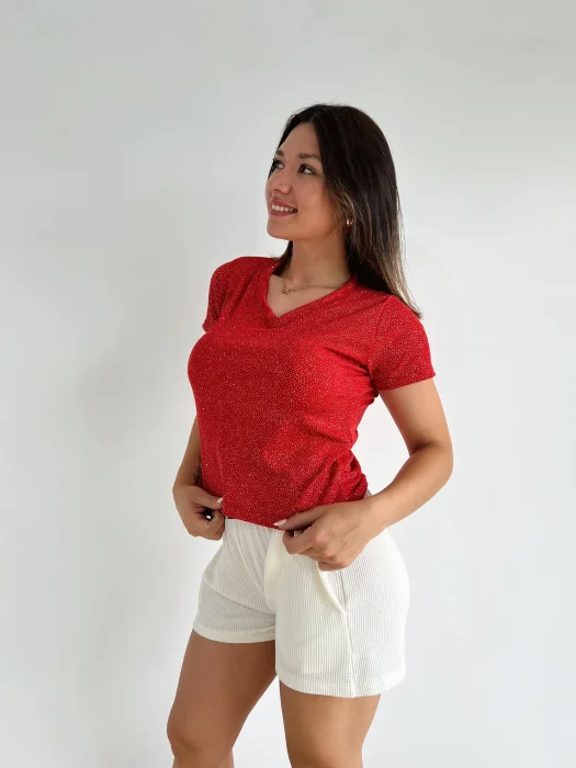 Remera Morley con Gliter