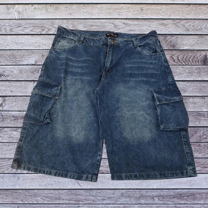 Bermudas Cargo Jeans