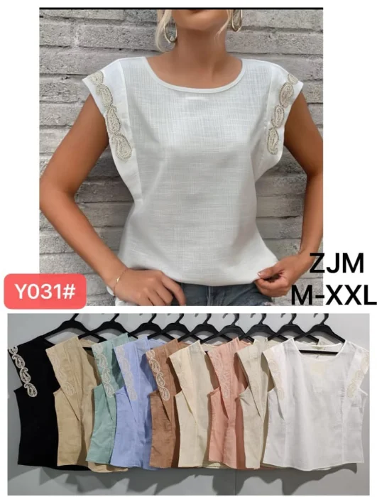 Blusas Lino, Bordado