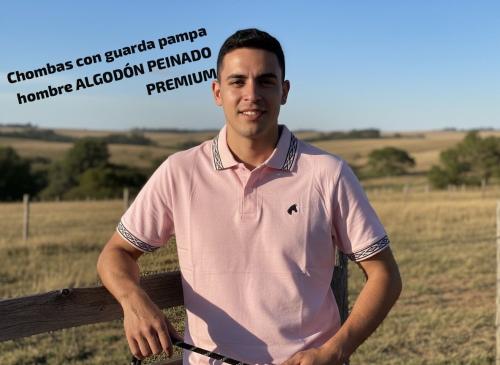 Chombas con Guarda Pampa de Hombre Algodón Peinado