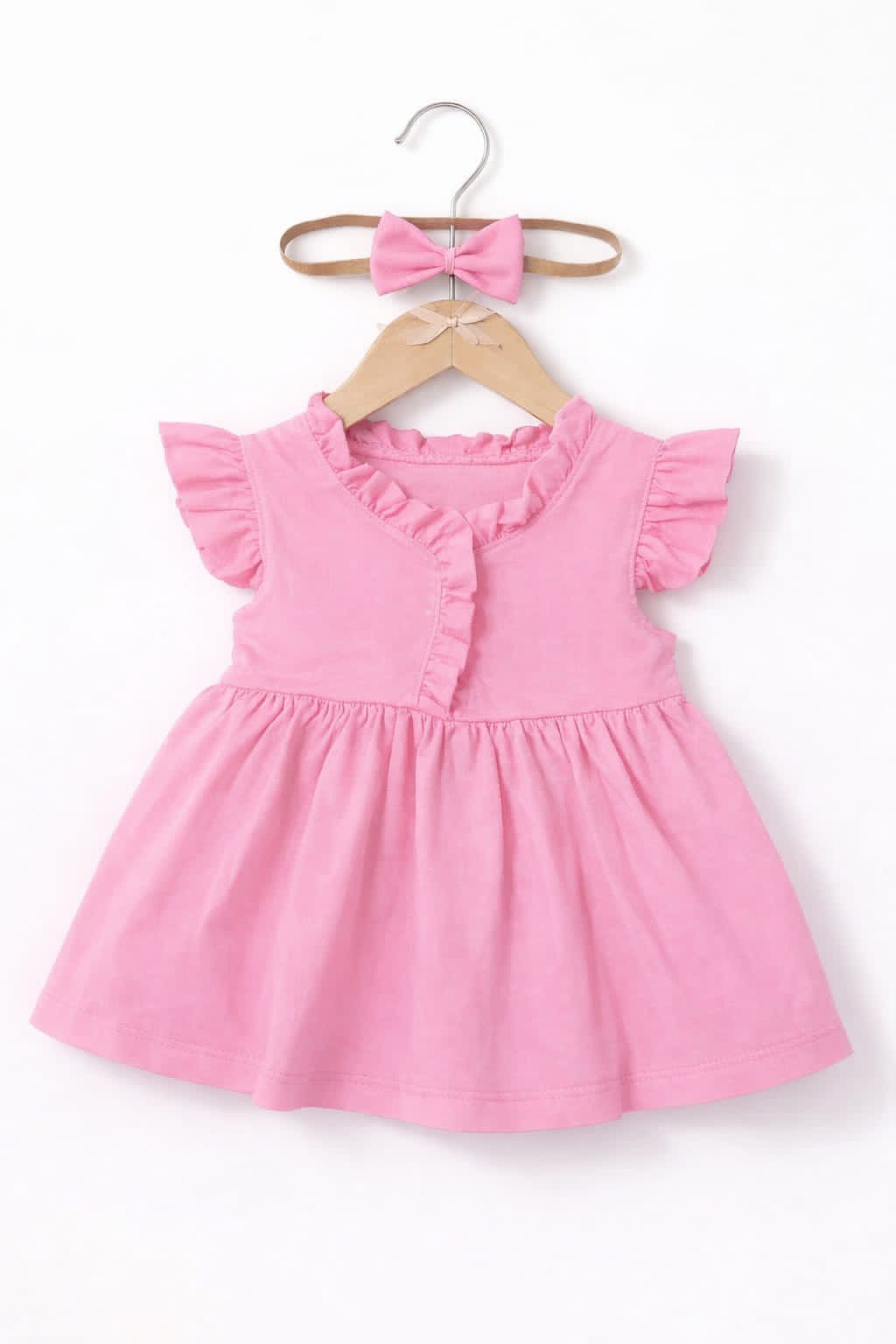 Vestidos Algodon con Vincha - Imagen 3