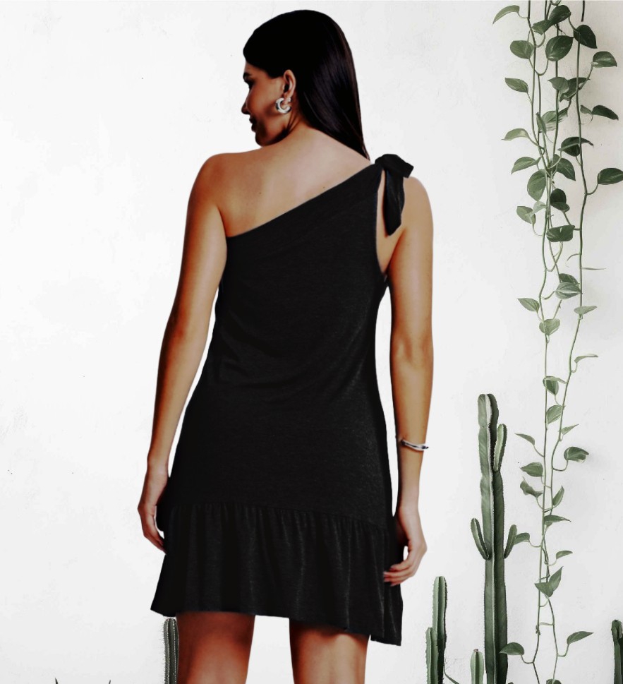 Vestido Fibrana con Lazo - Imagen 7