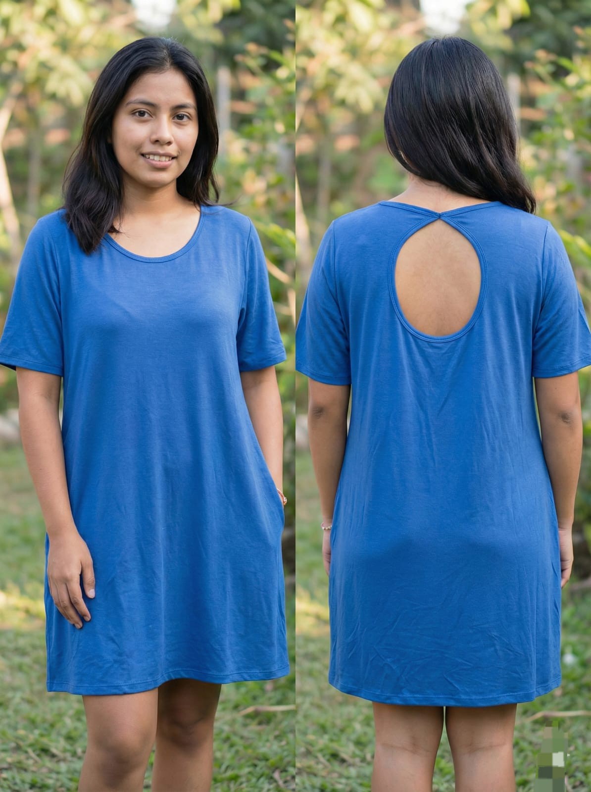 Vestidos Cortos Modal Viscosa - Imagen 2