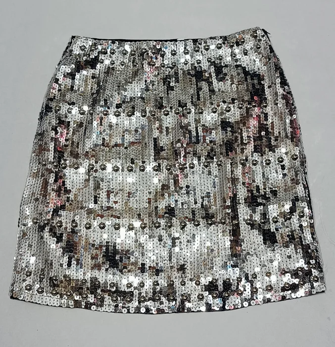 Pollera Lentejuelas y Perlas Fiesta