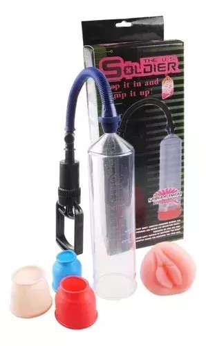Bomba Crecimiento Pene Succionador Sexual Erótico Engrosa Te - Imagen 2