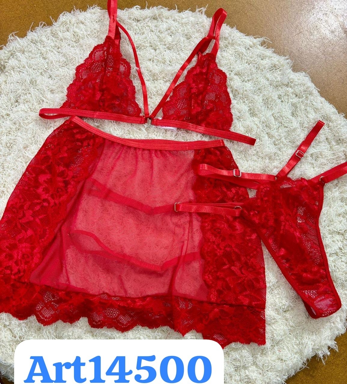 Conjunto Erótico 3 P. - Imagen 1