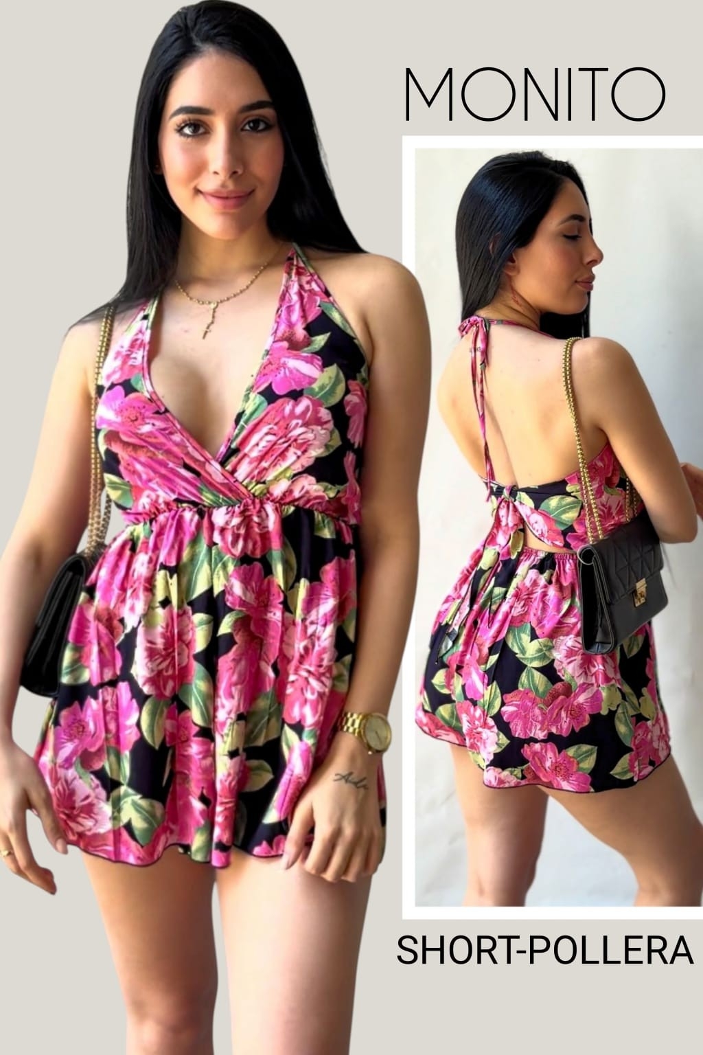 Monito Shorts Pollera Sasha ( Estampados Varios ) - Imagen 2