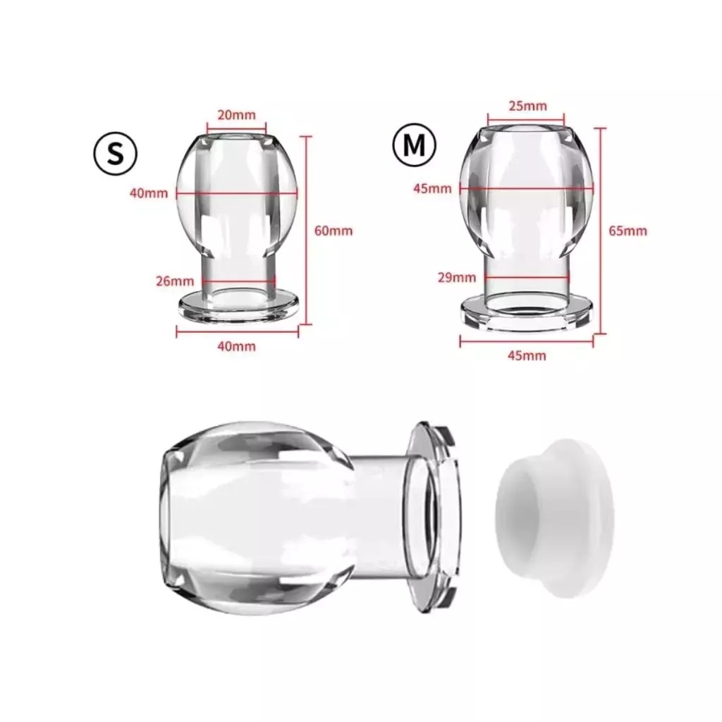 Plug Expansor Anal  Hueco de Silicona Small /medium - Imagen 4