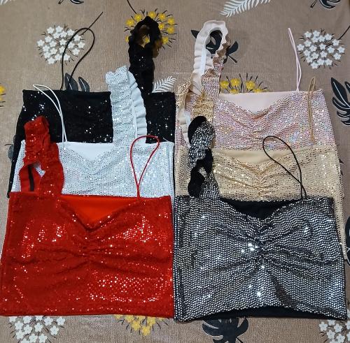 Top con Brillos