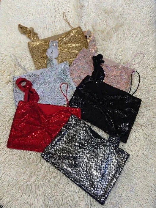 Top con Brillos