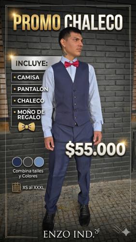 Promo Chaleco/pantalón/camisa