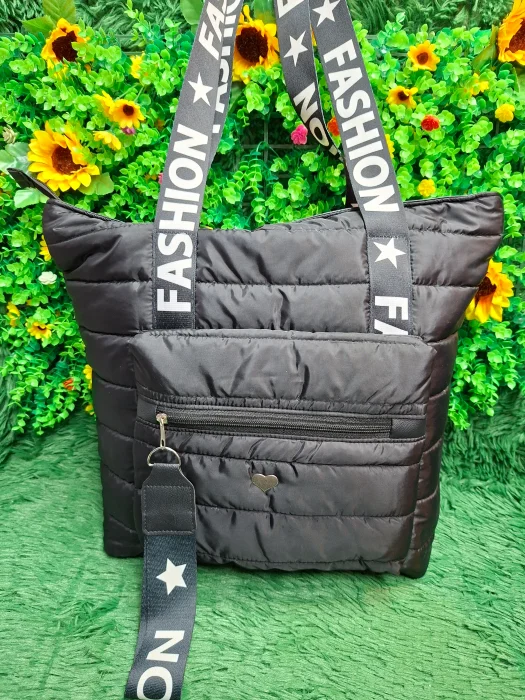 Bolsos Puffer Impermeable Excelente Calidad con Tira Sublimada