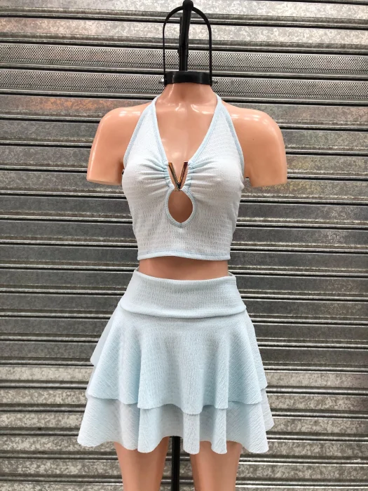 Conjunto Short Pollera