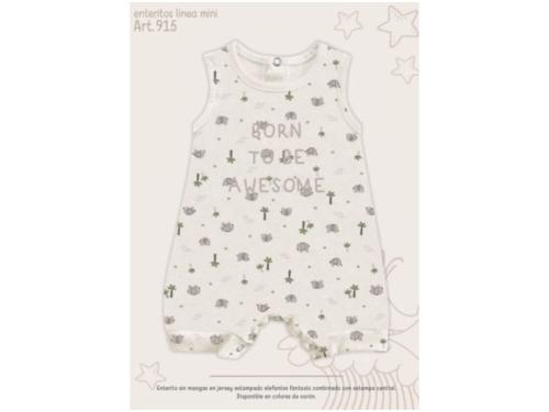 Entero sin Manga Nene Dreams T.(s-m-l-xl) Art.915 Surtido en Colores Varios