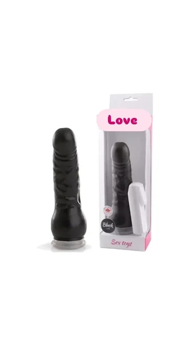 Consolador Pinino  con Vibrador y Ventosas