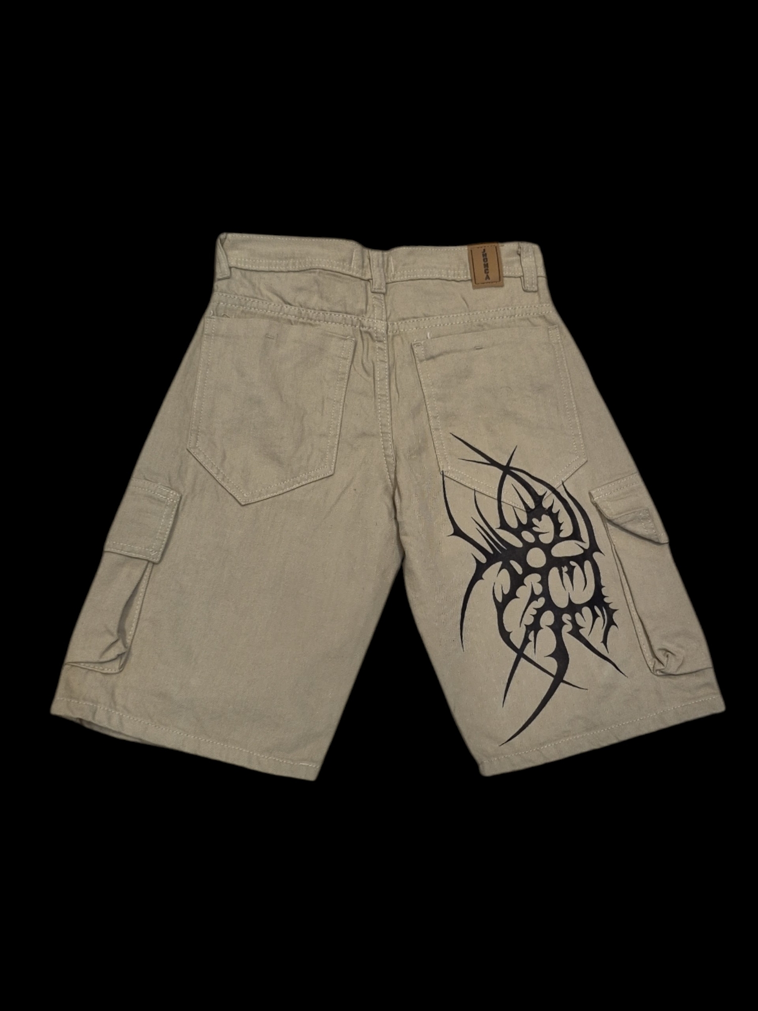 Bermuda Baggi Beige Estampado - Imagen 2
