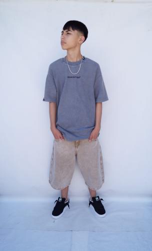 Teens Bermuda Baggi Camel Liso