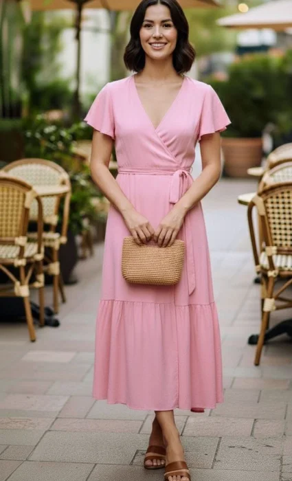 Vestidos Cruzados de Lino