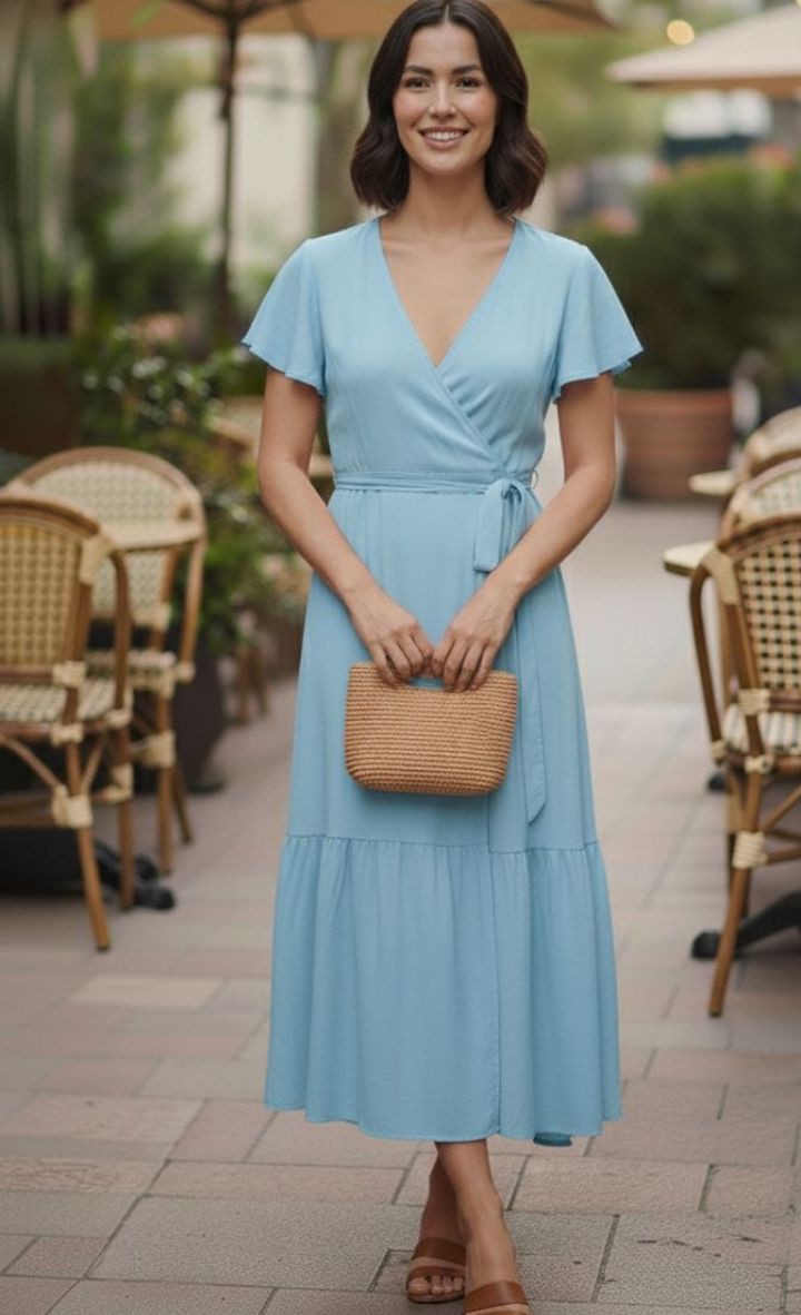 Vestidos Cruzados de Lino - Imagen 3