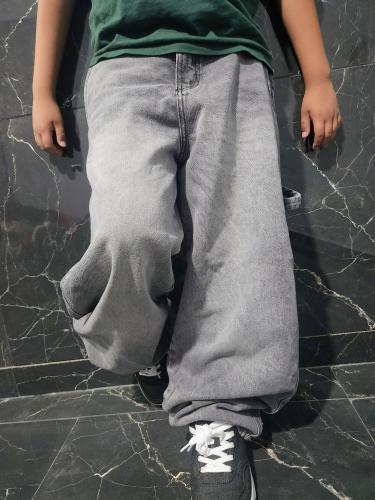 Jeans Bagi Ballon Fit de Niño - Miniatura 5
