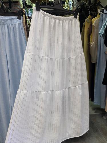 Pollera Larga con Brillos Estilo Boho