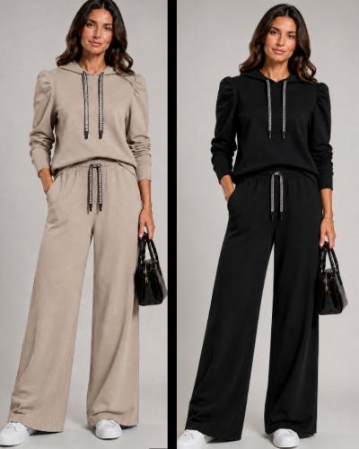 Conjunto de 2 Piesas Maxi Palaso y Buzo Manga Princesa