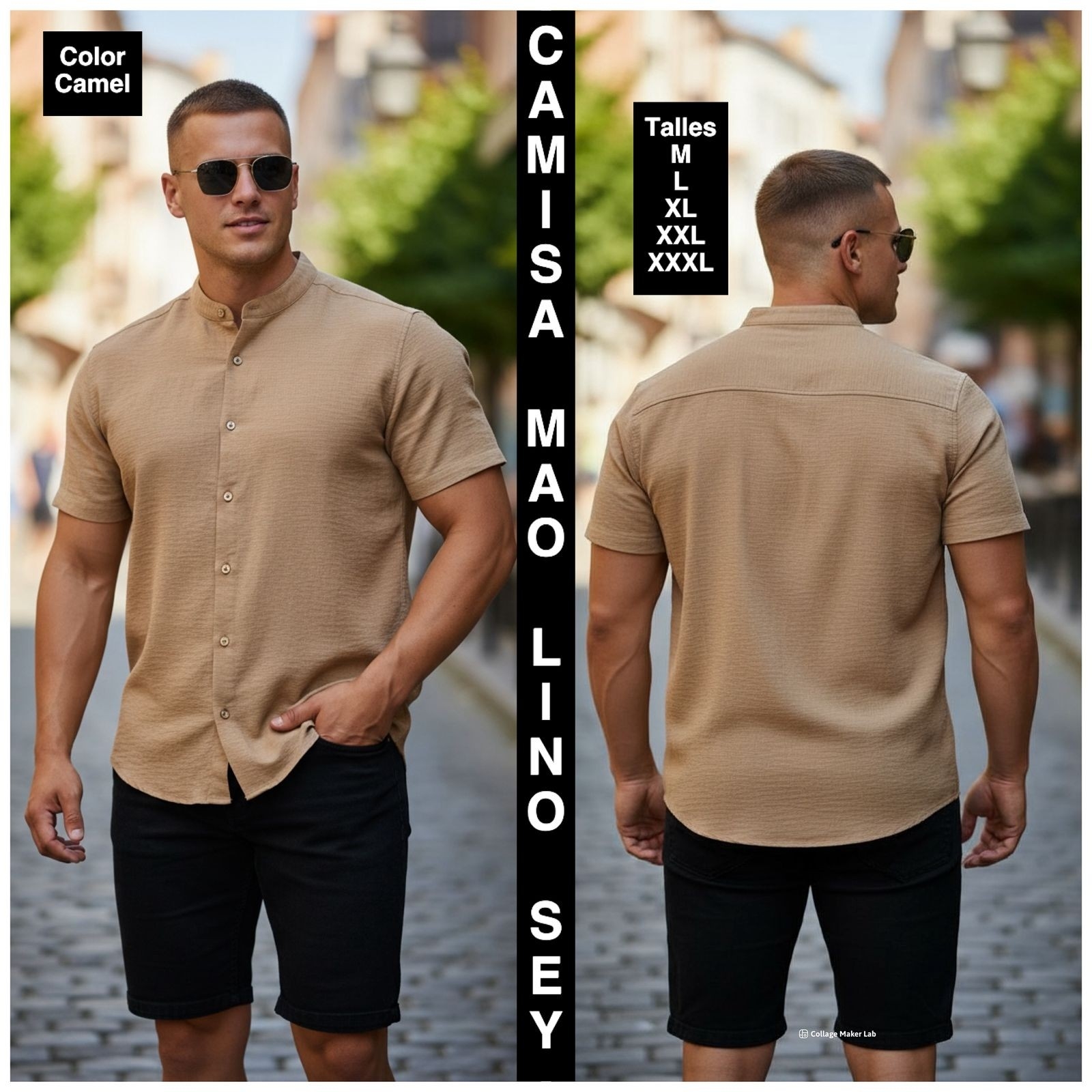 Camisa Cuello Mao de Lino Sey - Imagen 8